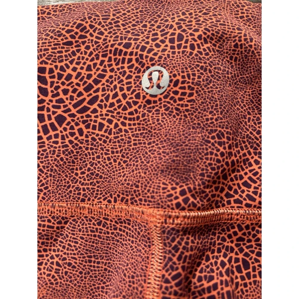 Lululemon Wunder Train‎ High Rise Tight Crackle Glaze Women's Size Small